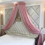 Giường 幔 Rèm cửa châu Âu rèm công chúa gió giường crepe trang trí rèm Bắc Âu trẻ em dễ thương Hàn Quốc có thể thêm lưới chống muỗi - Bed Skirts & Valances