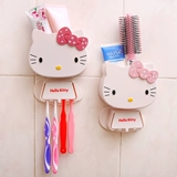 Hello Kitty, мультяшная мощная зубная паста, зубная щетка, коробка для хранения, креативный комплект