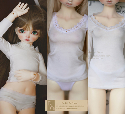 taobao agent Do spot BJD baby clothing SD giant baby four -point rabbit girl bottoming lace underwear shirt bear egg 4 points