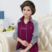Trang web chính thức mới Yian step snow K361 bộ đồ thể thao trung niên cao cấp phù hợp với phụ nữ mùa xuân và mùa thu mới - Thể thao sau