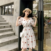 Mẫu áo thu đông 2019 phiên bản mới của Hàn Quốc lưới đỏ đầu thu xu hướng thời trang nữ thời trang đầm xòe hoang dã - váy đầm
