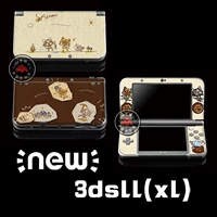 MỚI 3DSLL3DSXL máy đau lá nhãn dán quái vật thợ săn mèo mèo làng 3ds màu dán anime đau - DS / 3DS kết hợp miếng decal