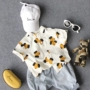 Ngoại hình áo sơ mi cho bé sơ sinh 2019 mùa hè cho bé sơ mi in hình trẻ em sơ mi ngắn tay mềm mại - Áo sơ mi shop quần áo trẻ em