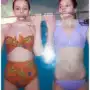 2019 Nhật Bản retro mới gừng in hoa quả nơ kết hợp bikini tắm nước nóng mùa xuân nữ - Bộ đồ bơi One Piece mẫu áo tắm liền thân đẹp