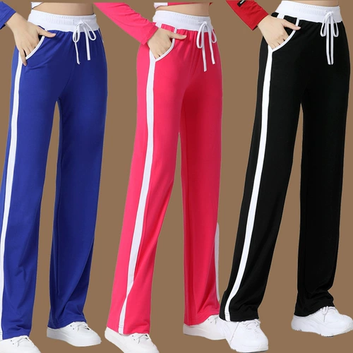 Эластичные танцующие штаны для спортзала, осенние, по фигуре