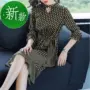 Thời trang v-cổ khí chất một chiếc váy hoa sen lá đu dây điểm váy 9726 hướng về hoa 0 buổi tối đón phụ nữ Yi Mengjiao quần áo - A-Line Váy mẫu váy chữ a đẹp 2020