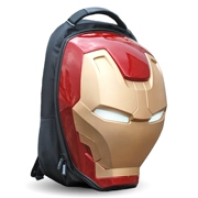 Man Wei Iron Man Túi Avengers 3 Stereo Ba lô Cartoon Anime Trường trung học Ba lô Đàn ông