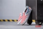 Các sản phẩm mới của Master Vans SLIP ON màu xanh đỏ và trắng kẻ caro thấp để giúp đôi giày vải lười một chân - Plimsolls giày nữ sneaker