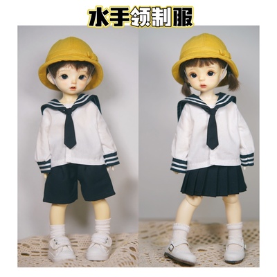 taobao agent Doll suitable for men and women, navy clothing with accessories, uniform, hat, scale 1:6