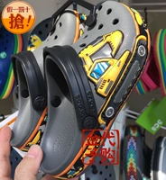 Crocs, детские кроксы, пляжная обувь подходит для мужчин и женщин, босоножки, принт