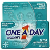 One-A-Day Womens Active Metabolism Complete Multivitamin Tab