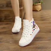 Mùa thu và mùa đông mới cỡ lớn cộng với giày nhung nữ cao cấp giày đế bằng để giữ ấm cho trẻ em hoạt hình giày cotton Giày đế xuồng Hàn Quốc