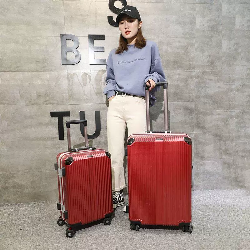 Hành lý vali nam cỡ nhỏ 20 inch siêu yên tĩnh nữ phiên bản tiếng Hàn dễ thương của mạng lưới màu đỏ Nhật Bản và Hàn Quốc của vali - Va li
