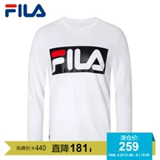 FILA Fila Men T Mới Đan dài tay áo thun thể thao thoải mái | F51M838204A - Áo phông thể thao