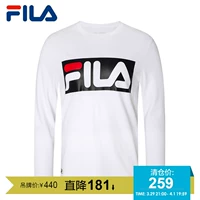 FILA Fila Men T Mới Đan dài tay áo thun thể thao thoải mái | F51M838204A - Áo phông thể thao áo thun tanktop nam