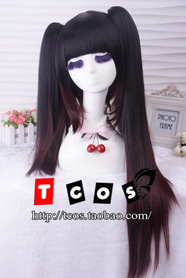 taobao agent Dating Battle Crazy Three COS Wigsaki Cosplay Gradient Color Seasoning Asymmetry