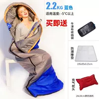 Túi ngủ người lớn mùa hè mỏng đơn túi ngủ du lịch cắm trại chống ẩm lạnh ấm trong nhà bẩn - Túi ngủ túi ngủ đông