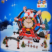 Рождественская подарочная коробка, колесо обозрения, трехмерная головоломка, часы для пожилых людей ручной работы, подарок на день рождения, в 3d формате, «сделай сам»