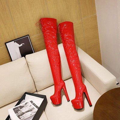 taobao agent High high boots, suitable for import, plus size