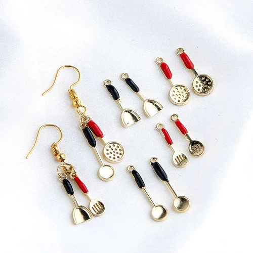 Креативный заварочный чайник, велосипед, подвеска, серьги ручной работы, металлические аксессуары