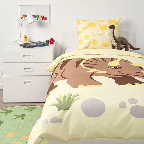 Ikea, детский пододеяльник для детского сада с животными