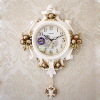 Смотреть европейский стиль висячий часы гостиная мода творческие часы