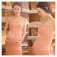 Розовая одежда для беременных подходит для фотосессий, сумка, сексуальная майка, платье-комбинация
