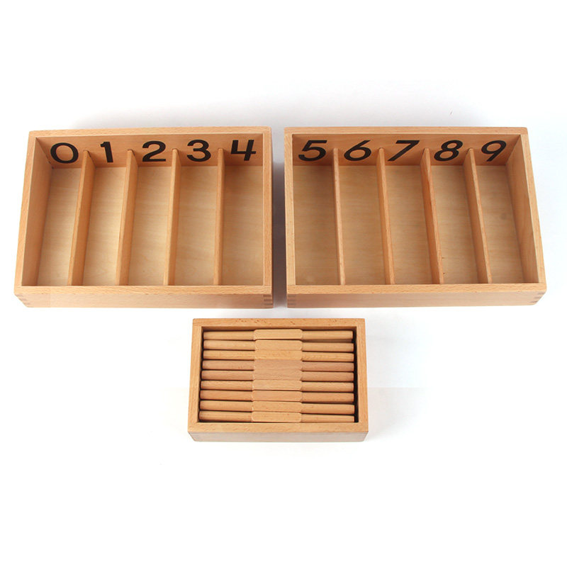 棒箱纺锤蒙台梭利蒙特梭利数学蒙氏教具早教玩具其它早教玩具类