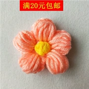 Dệt kim len tay trâm cài hoa mùa xuân, mùa hè, mùa thu và mùa đông phụ kiện trang trí khí chất Nhật Bản và Hàn Quốc thành phẩm - Trâm cài