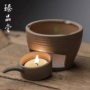Bếp đá nhỏ kiểu Nhật, bếp củi, trà ấm, trà hoa, đế cách nhiệt, bộ ấm trà bằng gốm kungfu, nến, bếp trà - Trà sứ binh pha tra