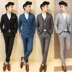 Ánh sáng màu xám của nam giới thường nhỏ phù hợp với phù hợp với chú rể váy cưới Slim Hàn Quốc phiên bản của kích thước lớn 5XL người đàn ông béo phù hợp với Suit phù hợp