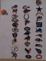 NFL 32 Team Loge Total Computer Emelcodery Label Sticker Exquisite Patch Stature Back Glue