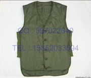 Chiến binh ngoài trời! Áo vest cotton màu xanh lá cây vest vest vest nóng bỏng - Áo thể thao