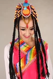 Костюм, этническая одежда, этнический аксессуар для волос с косичкой