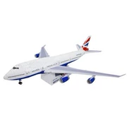 Full 68 máy bay Anh Boeing 747-400 máy bay chở khách máy bay dân dụng mô hình giấy 3D mô tả giấy tự làm - Mô hình giấy