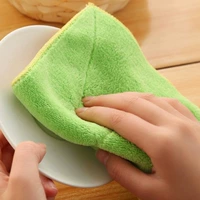 Ультра -плотное волокно двойное водяное поглощение ткани сгущенной, без волос, без масла, масла, промыть миску, кухонная ткань для мытья посуды
