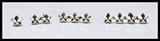 Американец Маленькая аксессуара Приложение -3/16 -INCH Silver Star (American Original)