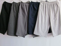 Của nam giới và phụ nữ ngủ quần cotton mùa hè mới nhà quần casual đáy bảy quần phần mỏng năm quần quần jean nữ