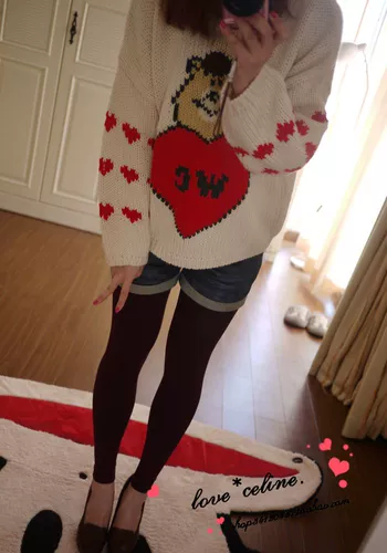 Японские шерстяные леггинсы, черные колготки, (в наличии на складе)