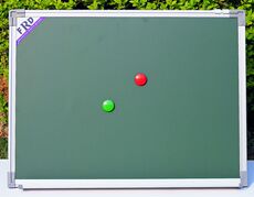 Зеленая Доска 进口单面磁性绿板 90x180cm粉笔黑板 进口板面 挂式