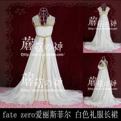taobao agent Oly-*Gorgeous*Fate Zero Alice Phil Feng Ai Einzbelen white dress long skirt cos