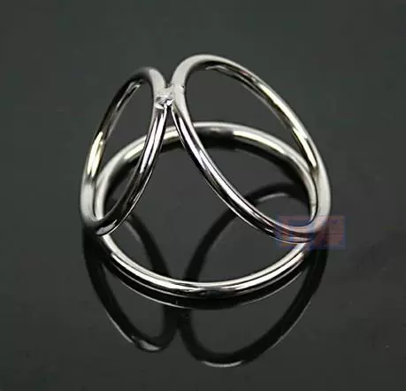 Мужские сексуальные продукты металлические кольца кольца мошонки JJ Кольцо заблокировать эссенция выносливости кольца гнилые сдержанности полового члена.