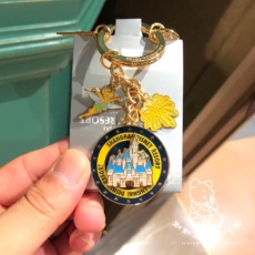 Брелок 上海迪士尼国内代购城堡烟花奇妙仙子钥匙圈精品钥匙扣挂件纪念品