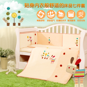 Xuất khẩu chất lượng giường trẻ em giường trẻ em xung quanh hàng rào chống va chạm của trẻ em bảy hoặc chín bộ bông bốn mùa phổ quát - Túi ngủ / Mat / Gối / Ded stuff