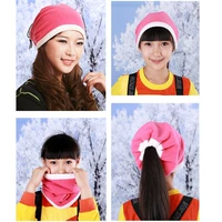 Детский спортивный уличный шарф, бархатный зимний шарф-платок, маска, лыжная шапка подходит для мужчин и женщин