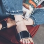 Taimi phong cách Hàn Quốc thời trang cá tính vòng chân nữ triều người chân vòng Nhật Bản và Hàn Quốc phiên bản của đơn giản retro chân chuỗi đồ trang sức vòng chân bạc tây tạng