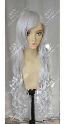 taobao agent Lujia feedback silver and white thick one -meter big curly hair Luo Jie Ai'er mercury lamp cosplay wig