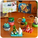 Фотография, картхолдер для визитных карточек, мультяшная настольная заметка