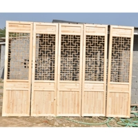 Dongyang khắc gỗ TV nền tường phân vùng lưới cửa cổ và cửa sổ cửa fan lưới gỗ cửa sổ màn hình tùy biến bức bình phong đẹp