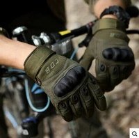 <Quân sự đầy đủ ngón tay găng tay chiến thuật nửa ngón tay lực lượng đặc biệt chiến đấu tập thể dục chiến đấu của nam giới mùa đông ấm cưỡi đi xe đạp găng tay giữ ấm